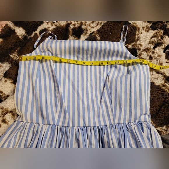 NWT WOMENS NAUTICAL COTTON POCKET STRETCH ADJUSTABLE STRAP DRESS SMALL - Picture 6 of 12